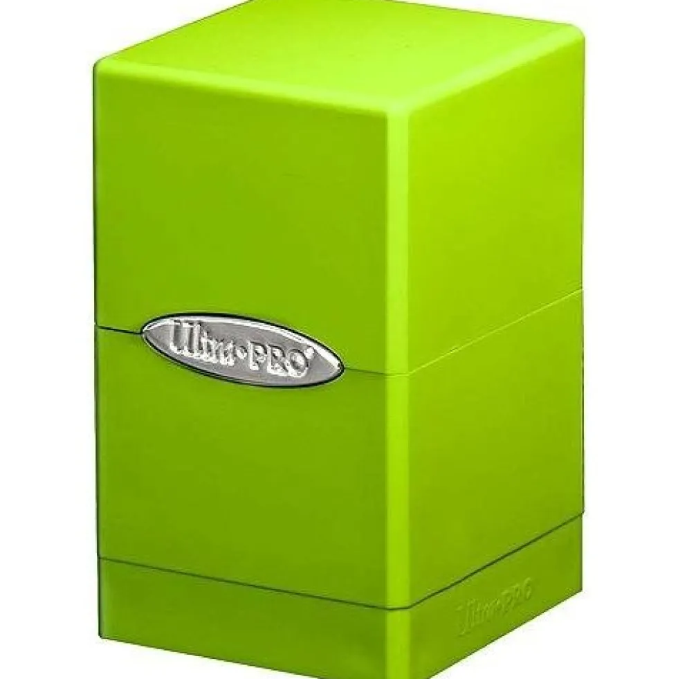 Pudełko na karty Ultra-Pro Satin Tower Deck Box lime green (limonkowe)
