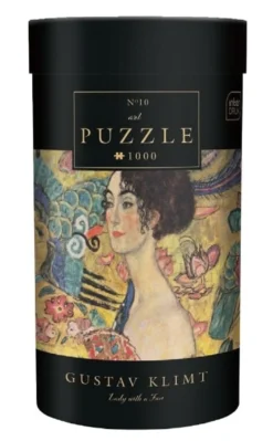 Puzzle 1000 Art 10 Gustav Klimt Lady with Fan