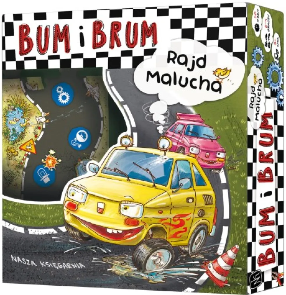 Puzzle BUM i BRUM. Rajd Malucha