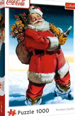 Puzzle 1000 Coca-Cola Christmas: Mikołaj na śniegu
