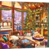 Puzzle 1000 Cozy Winter: Świąteczny wieczór