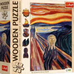 Puzzle drewniane 200 Krzyk, Edvard Munch