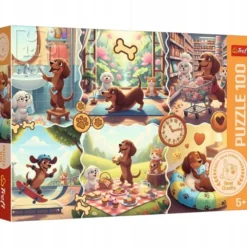 Puzzle 100 Długi dzień jamnika