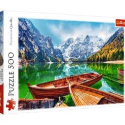 Puzzle 500 Jezioro Braies, Włochy