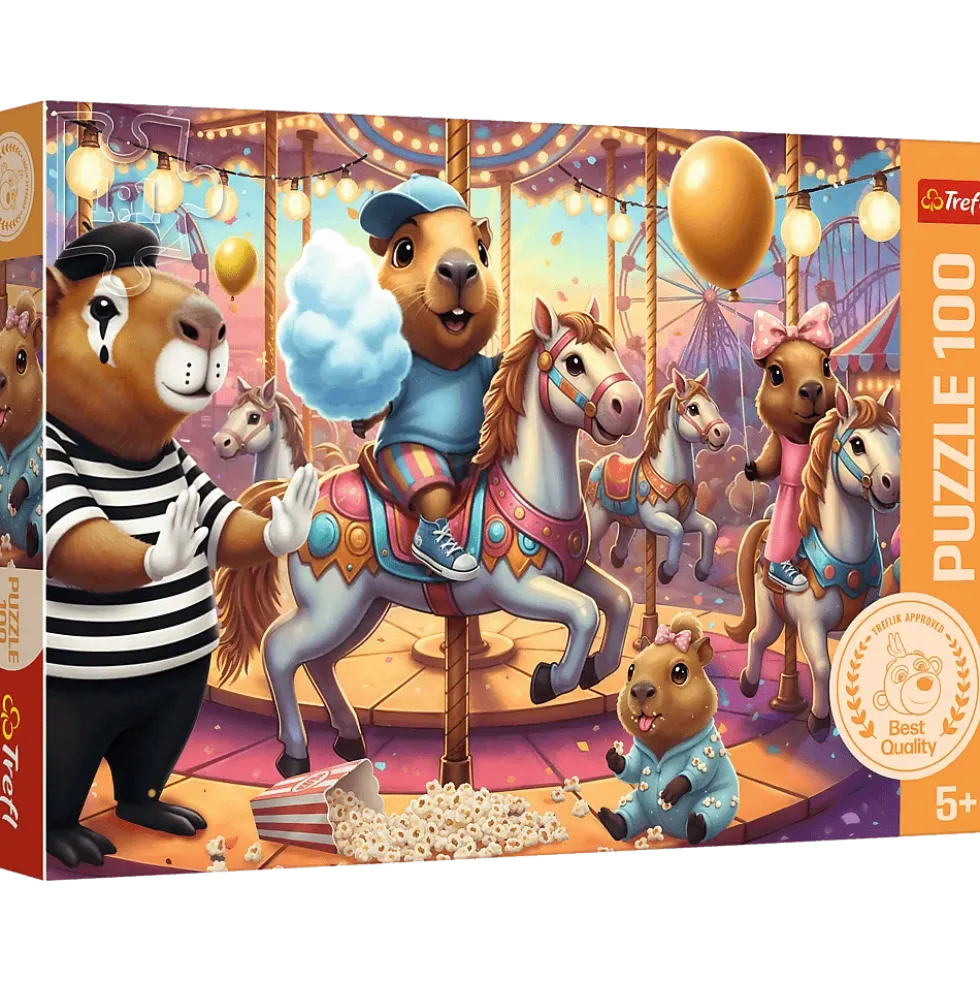 Puzzle 100 Kapibary na wakacjach