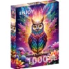 Puzzle 1000 Kolorowa Sowa