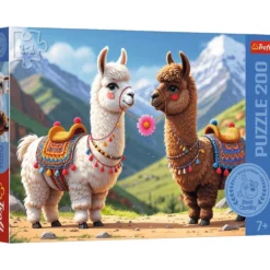 Puzzle 200 Kolorowe lamy