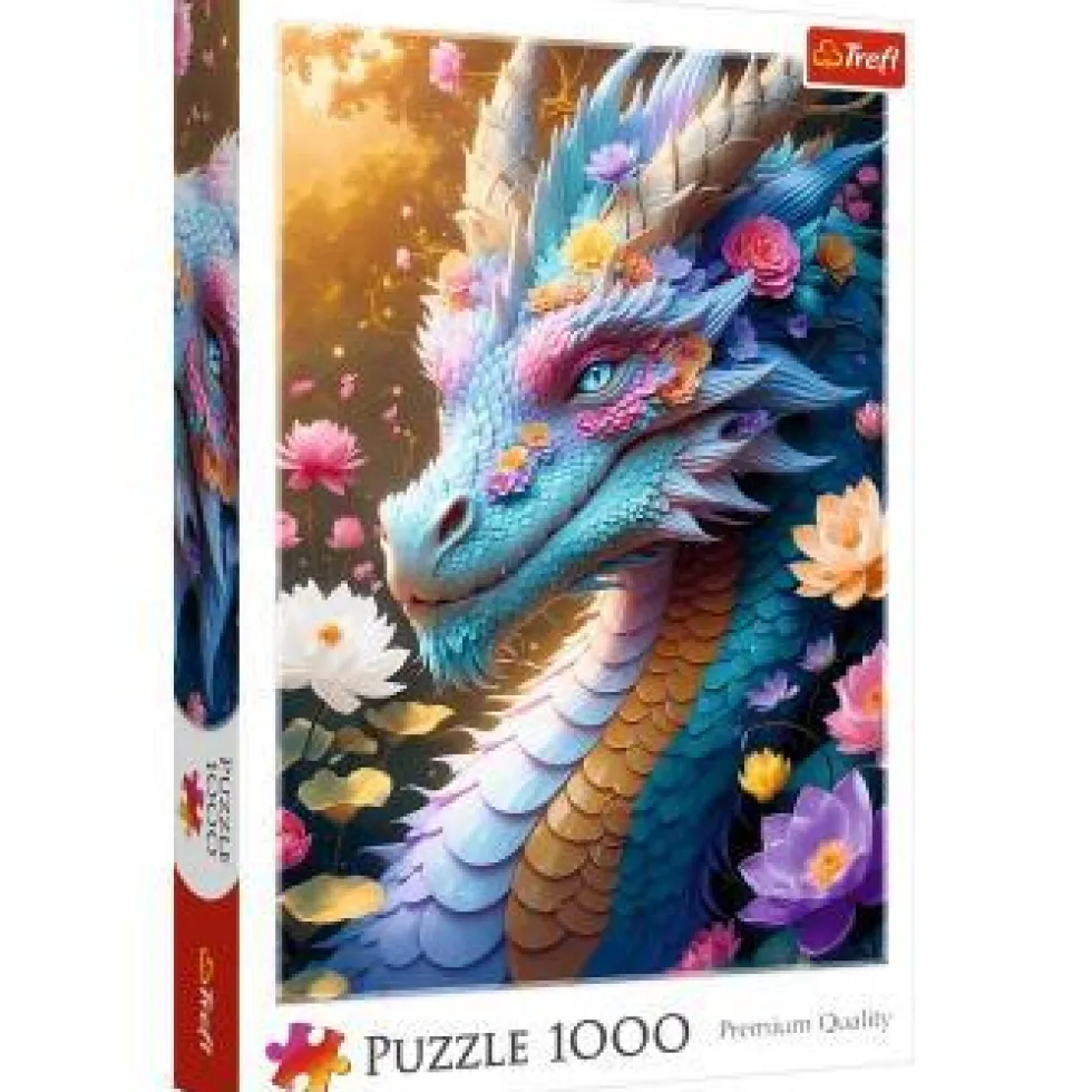 Puzzle 1000 Kolorowy smok