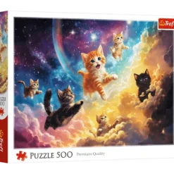 Puzzle 500 Kosmiczne kotki