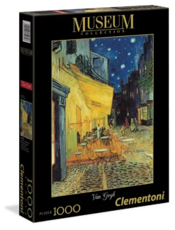 Puzzle 1000 Museum Collection: Van Gogh - Tarasy kawiarni w nocy