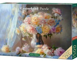 Puzzle 1500 Pastel Peonies
