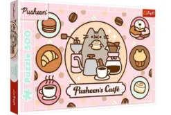 Puzzle 500 Pusheen w kawiarni