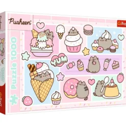 Puzzle 1000 Słodki Pusheen