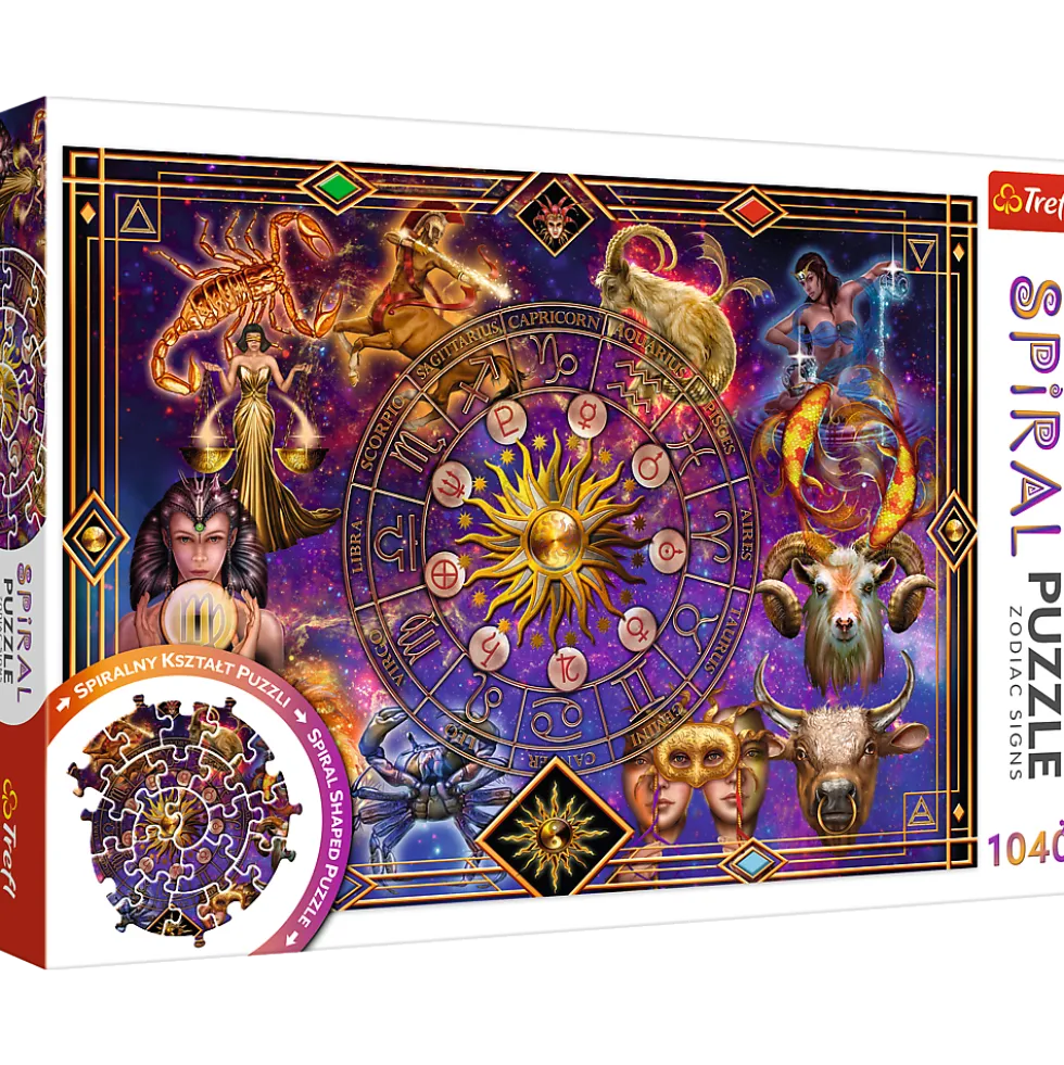 Puzzle 1040 Spiral Znaki zodiaku