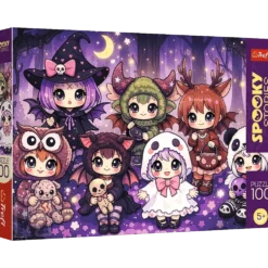 Puzzle 100 Spooky Stories - Leśna drużyna czarów
