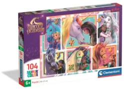 Puzzle 104 Supercolor. Unicorn Academy