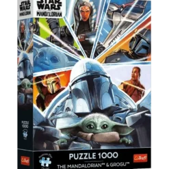 Puzzle 1000 The Mandalorian: Razem na szlaku