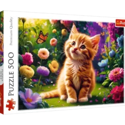 Puzzle 500 Uroczy kotek