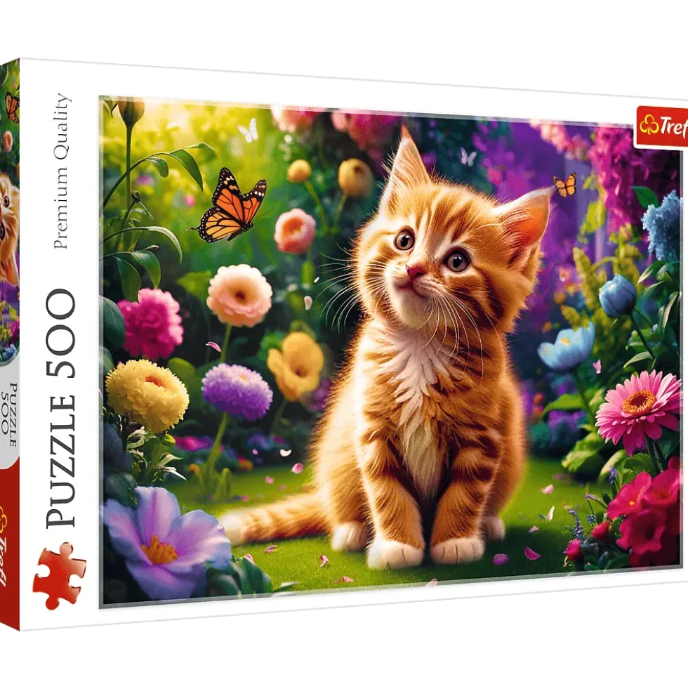 Puzzle 500 Uroczy kotek
