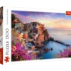 Puzzle 1500 Widok na miasteczko Manarola