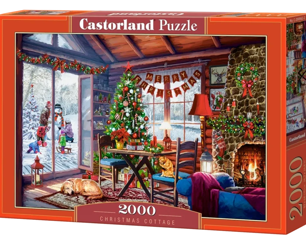 Puzzle 2000 Świąteczna Chata