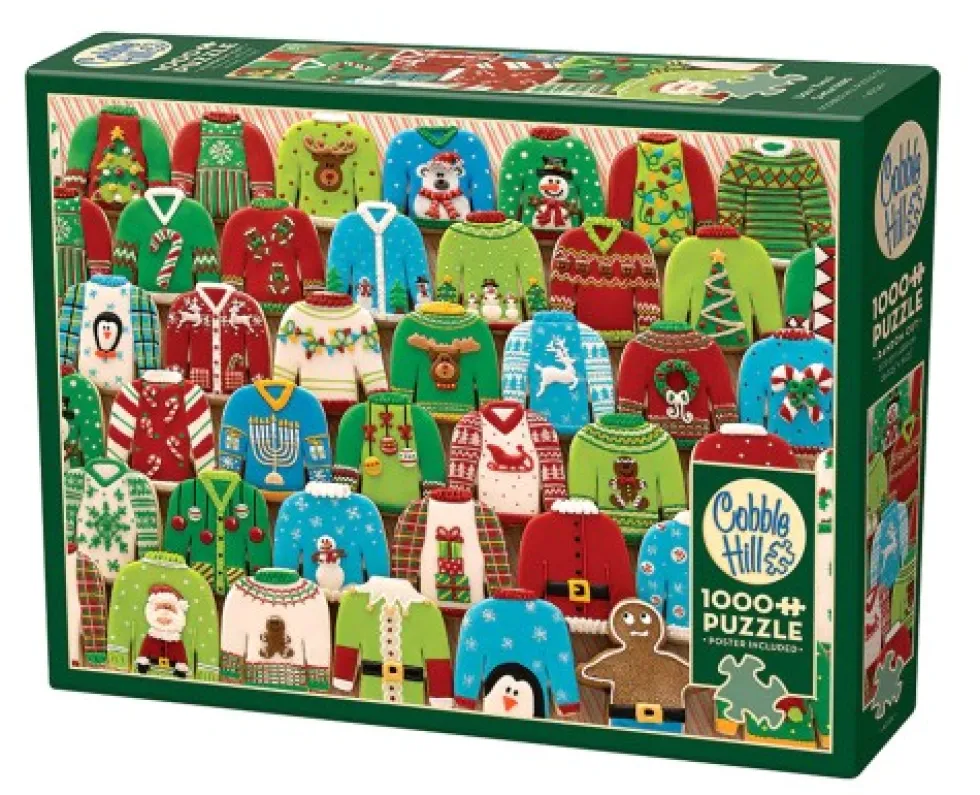 Puzzle 1000 Świąteczne swetry