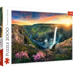 Puzzle 2000 Wodospad Haifoss, Islandia