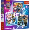 Puzzle 3w1 Psi Patrol - Moc Mighty Pups