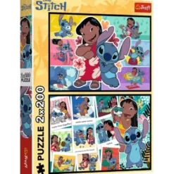 Puzzle 2w1 Wesołe życie Stitcha