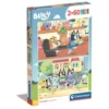 Puzzle 2x60 Supercolor: Bluey