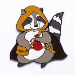 Quest's Reward Fine Art Pins: Dash Slientpaw-Raccoon Rogue