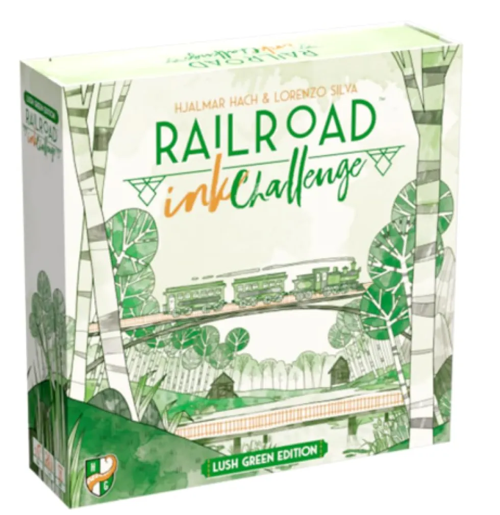 Railroad Ink Challenge: Lush Green Edition