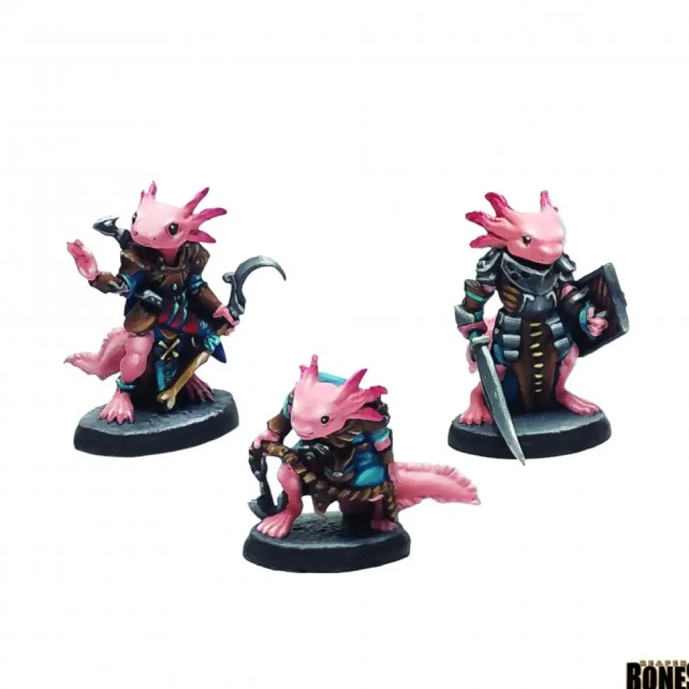 Reaper Miniatures: Axolotii Heroes