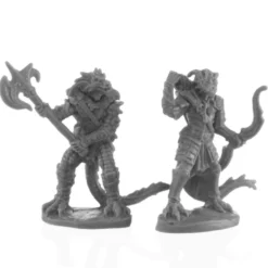 Reaper Miniatures: Dragonfolk Fighter and Ranger