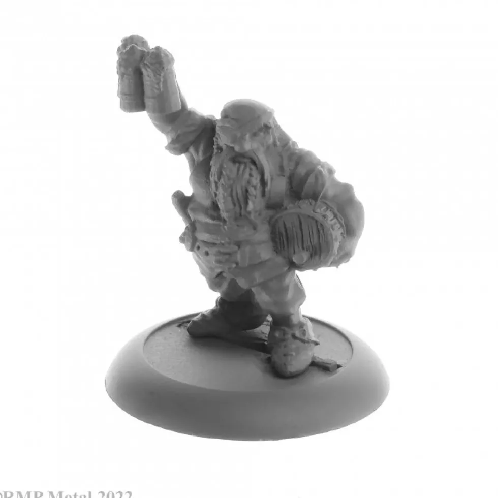 Reaper Miniatures: Jalarak Leadbarrels - Dwarf Brewmaster (metal)