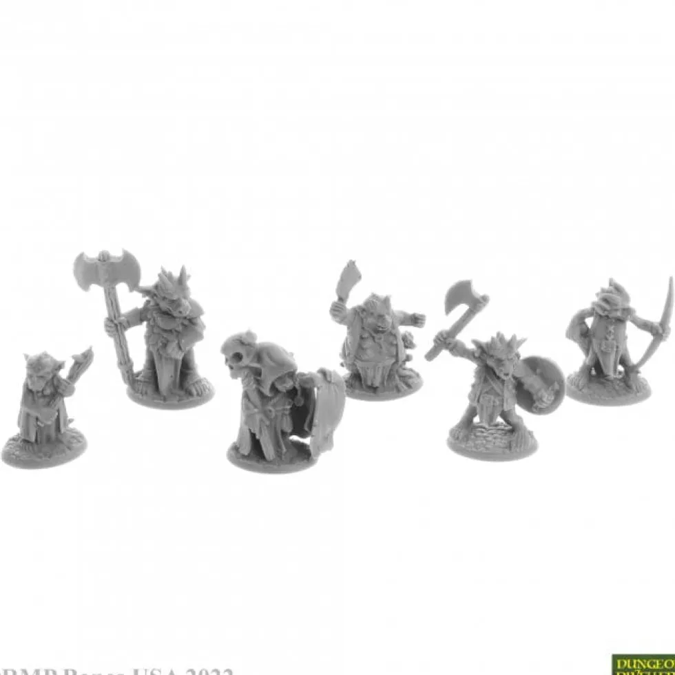 Reaper Miniatures: Ratpelt Kobold Leaders
