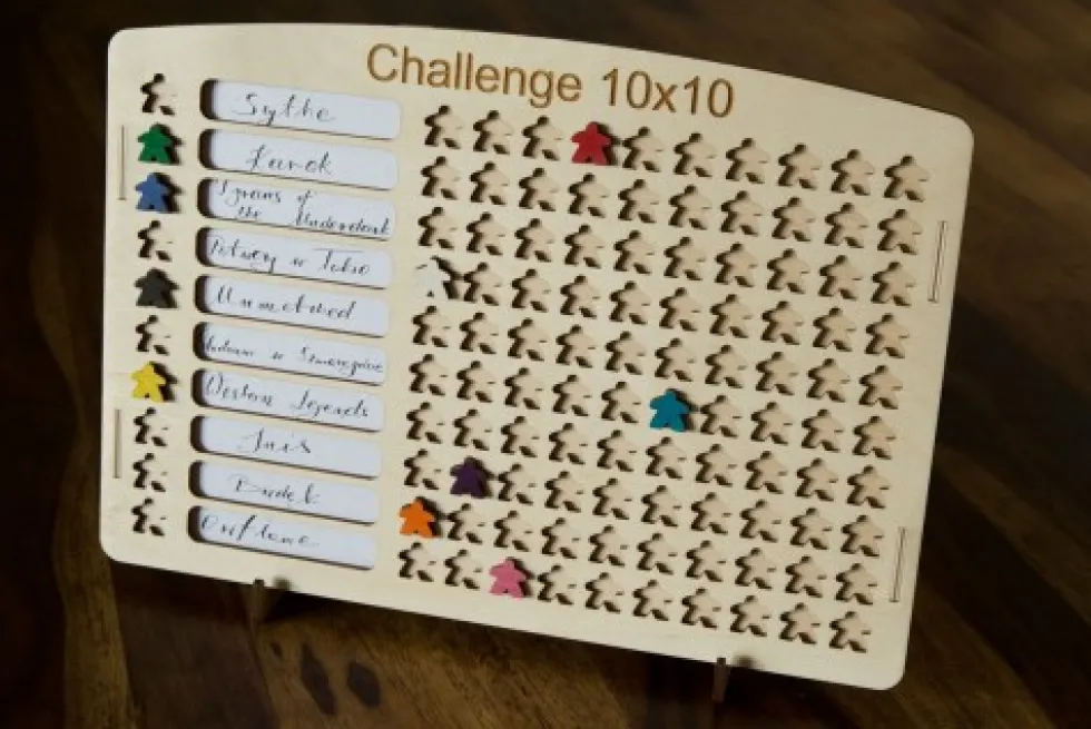 reDrewno: Tablica Challenge 10x10 Standardowa