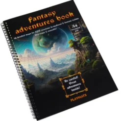 RPG Book: Fantasy Adventures - A4 siatka heksagonalna