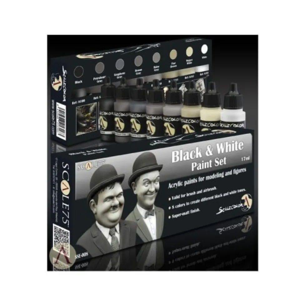 Scalecolor: Black & White Paint set