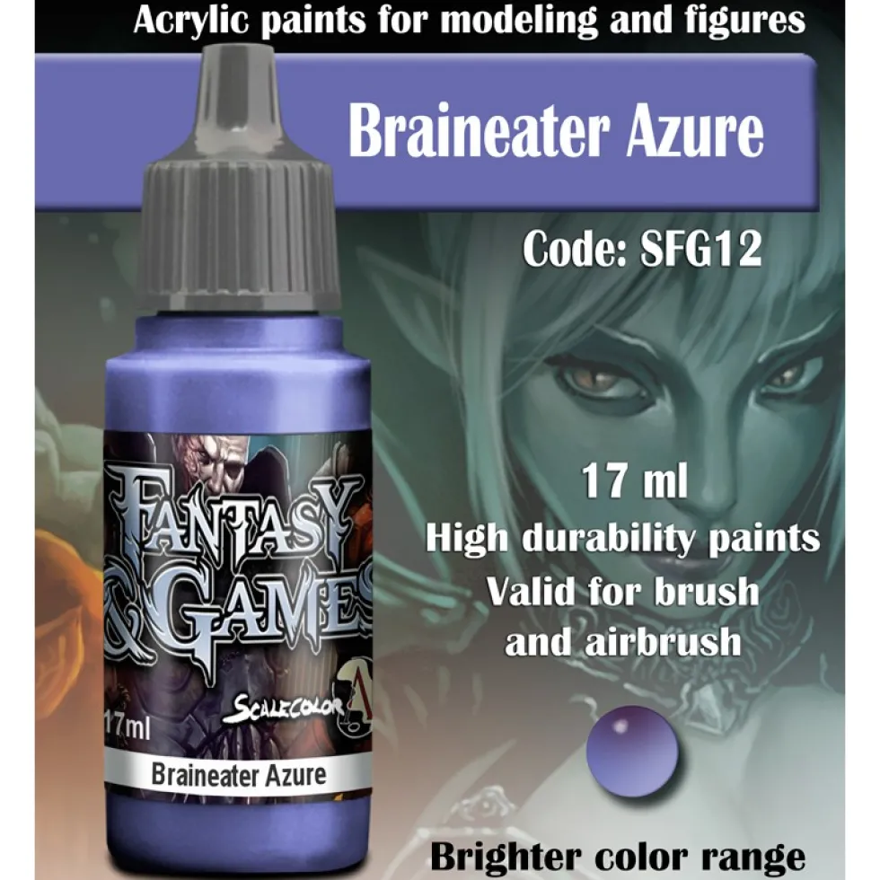 Scalecolor: Fantasy & Games - Braineater Azure