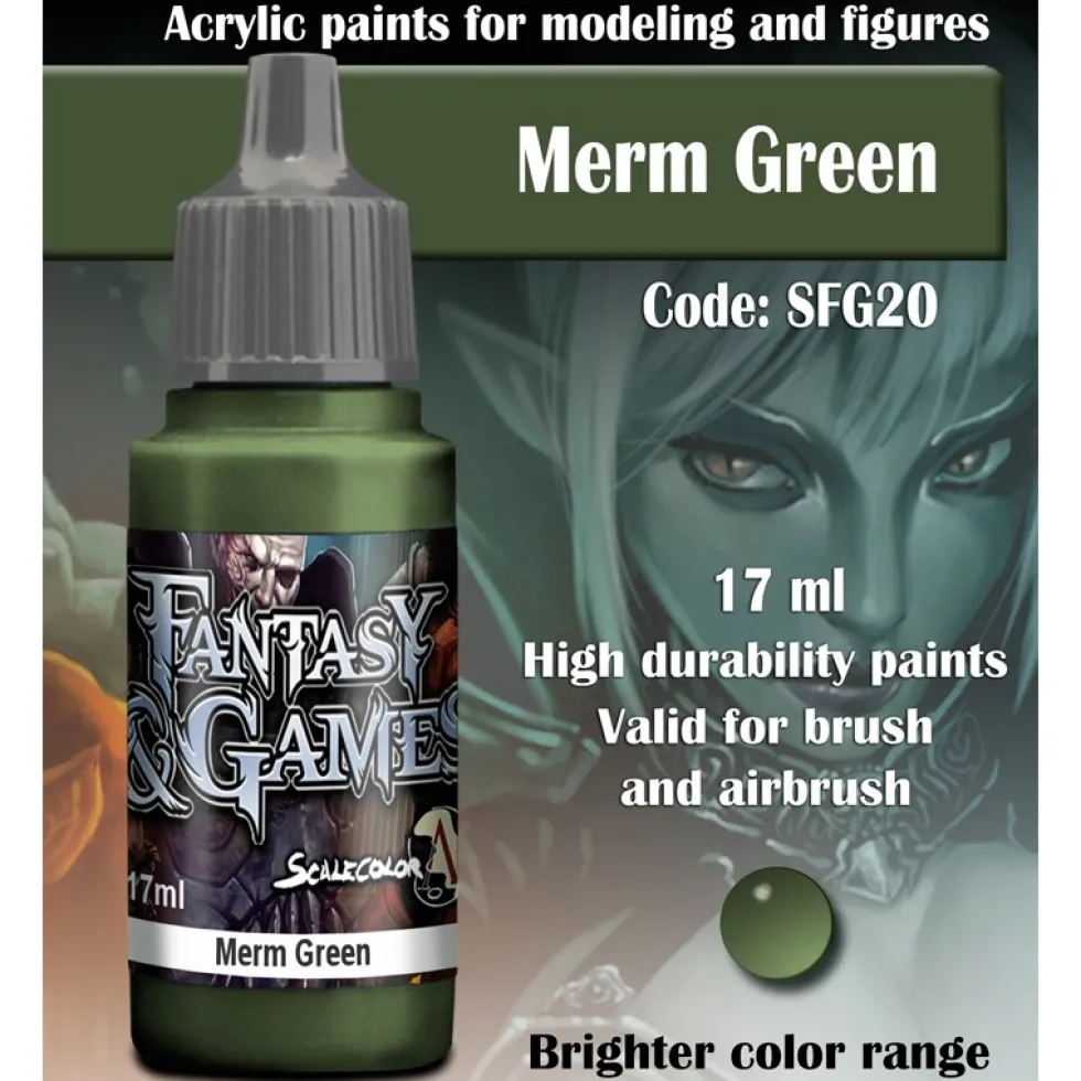 Scalecolor: Fantasy & Games - Merm Green