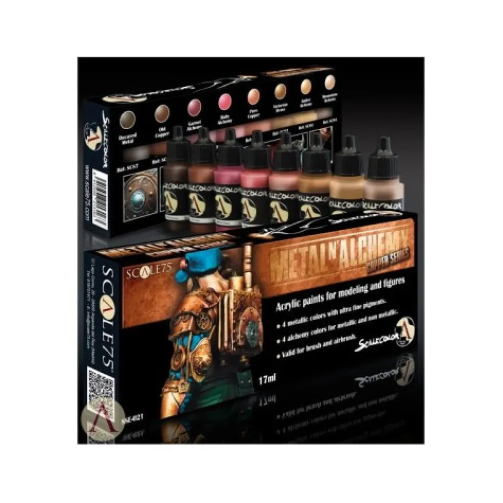 Scalecolor: Metal and Alchemy - Copper series Paint Set