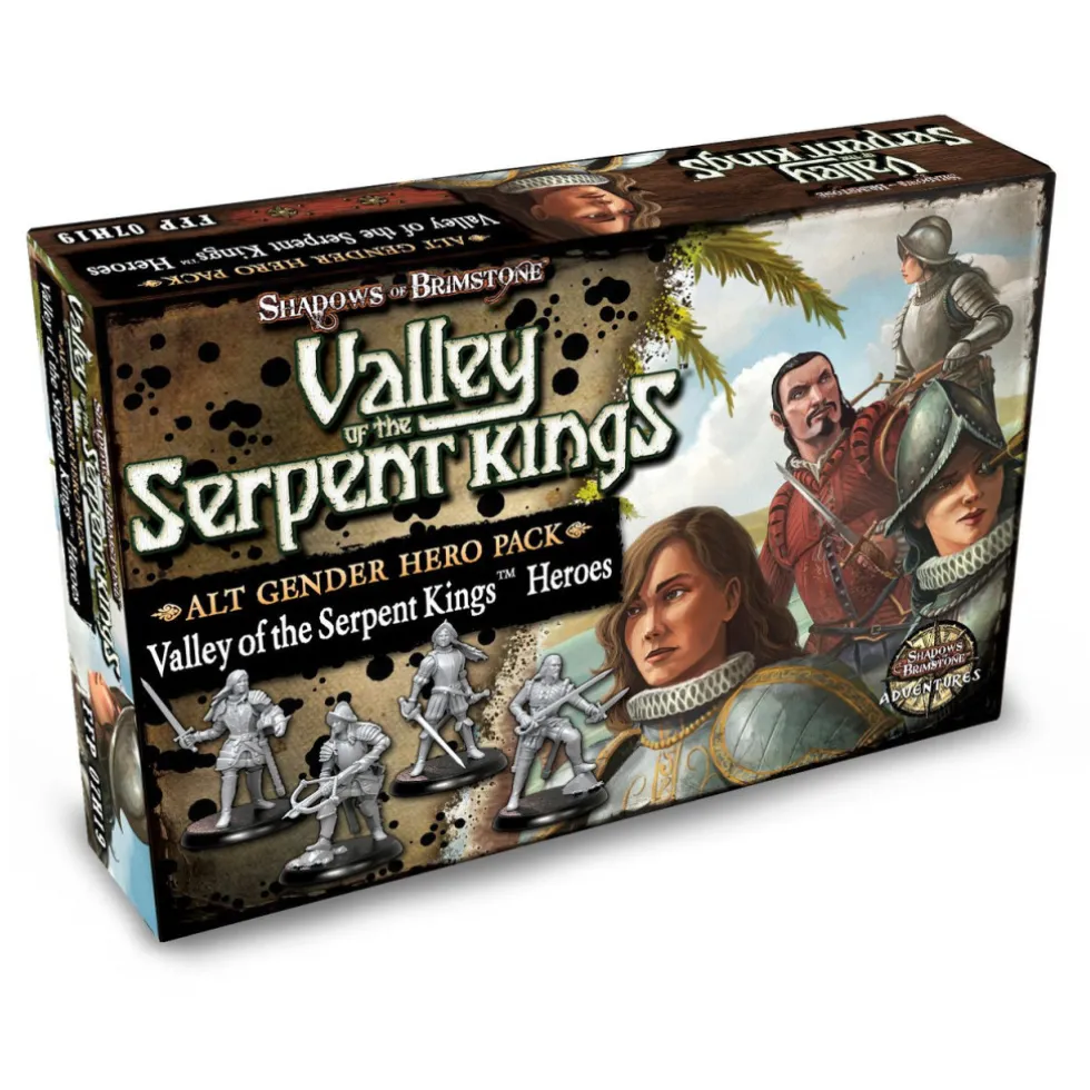 Shadows of Brimstone: Valley of the Serpent Kings – Alt Gender Hero Miniatures