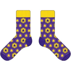 Skarpetki: Purple Hex roz. 38-40