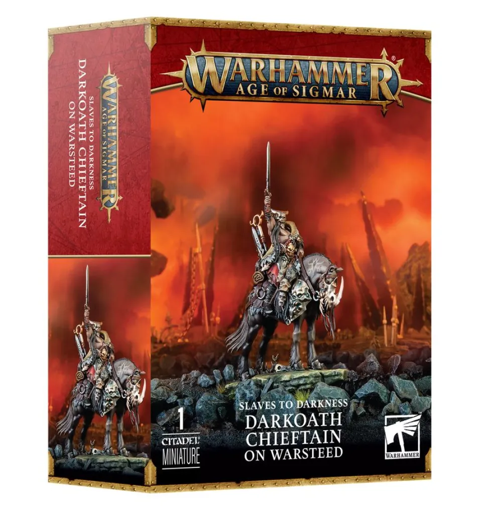 Slaves to Darkness: Darkoath Chieftain on Warsteed (Warhammer Age of Sigmar)