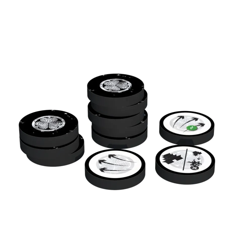 Small Samurai Empires - Deluxe Token Set (Tokugawa)