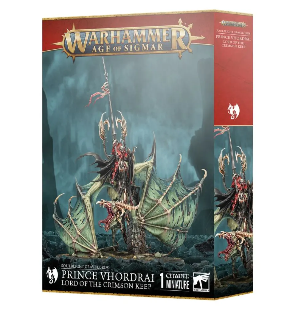 Soulblight Gravelords: Prince Vhordrai, Lord of the Crimson Keep (Warhammer Age of Sigmar)