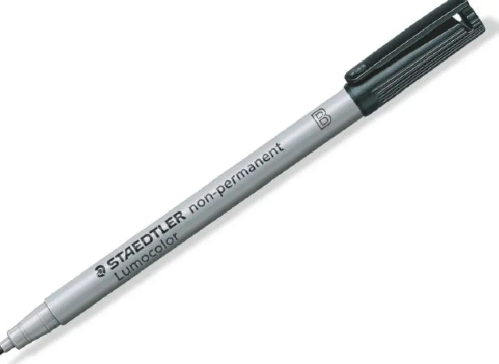 Staedtler: Lumocolor - Marker niepermanentny B - czarny