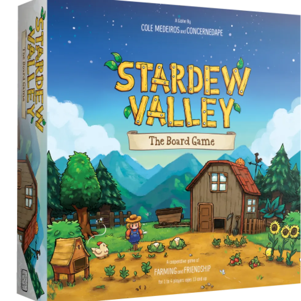 Stardew Valley: The Board Game (błąd w nadruku pudełka)