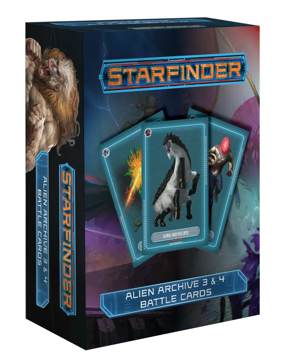 Starfinder RPG: Alien Archive 3 & 4 Battle Cards